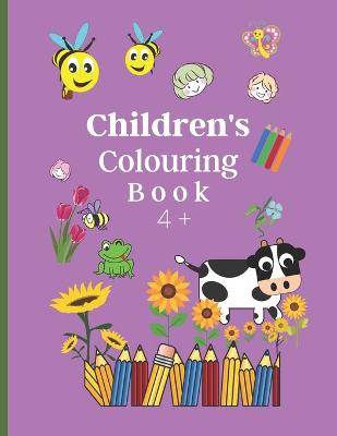 Book cover for Children's Colouring Book 4 +