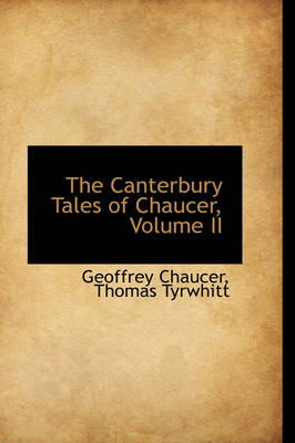 Book cover for The Canterbury Tales of Chaucer, Volume II