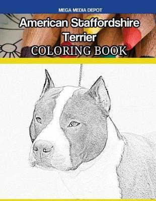 Book cover for American Staffordshire Terrier Coloring Book