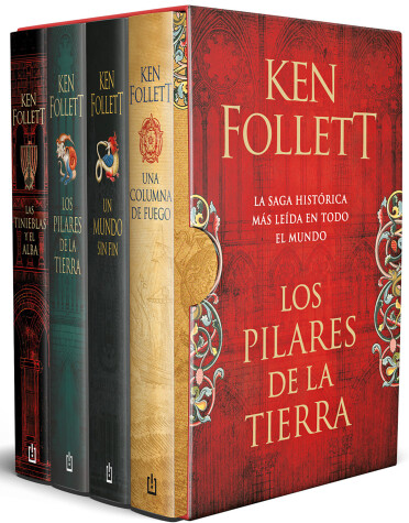 Book cover for Estuche Saga: Los pilares de la tierra / Kingsbridge Novels Collection. (4 Boo k s Boxed Set)