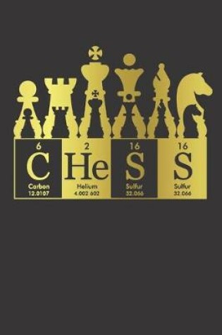 Cover of Notebook for Chess Lovers and Players periodic table of elements
