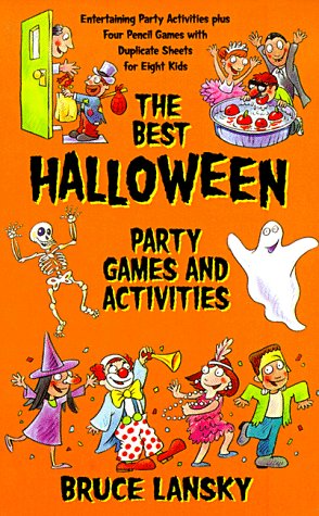 Book cover for The Best Halloween Party Game Book