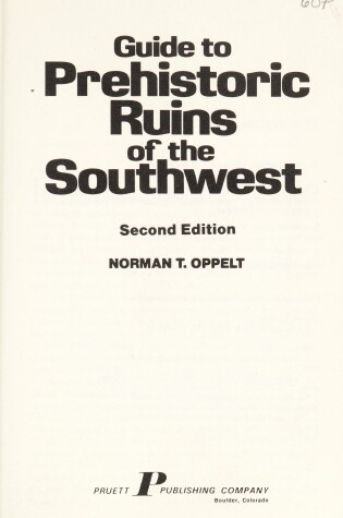 Cover of Guide to Prehistoric Ruins of the Southwest