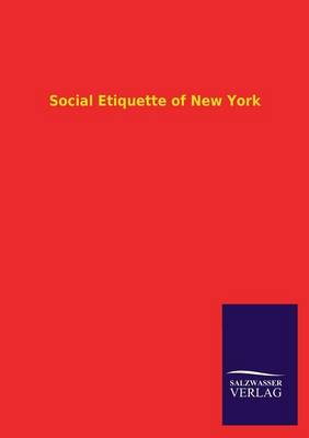 Book cover for Social Etiquette of New York