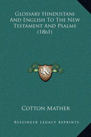 Cover of Glossary Hindustani and English to the New Testament and Psalms (1861)