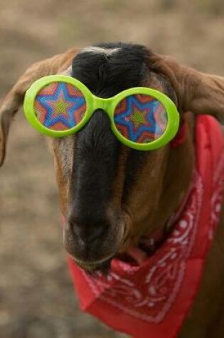 Cover of A Styling Goat in a Bandana and Silly Glasses Journal