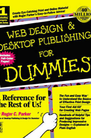 Cover of Web Design and Desktop Publishing For Dummies