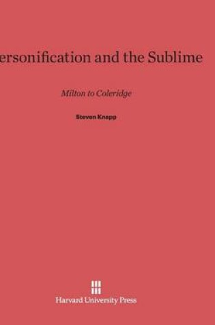 Cover of Personification and the Sublime
