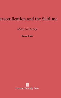 Book cover for Personification and the Sublime