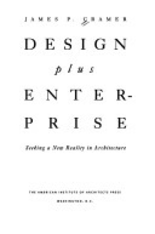 Cover of Design Plus Enterprise