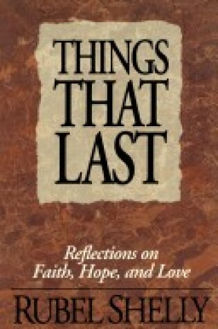 Cover of Things That Last