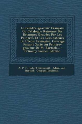 Cover of Le Peintre-graveur Francais