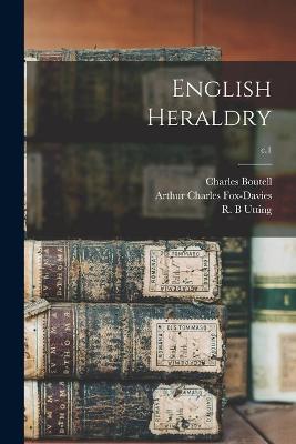 Book cover for English Heraldry; c.1