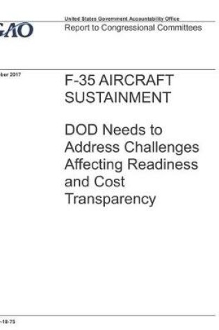 Cover of F-35 Aircraft Sustainment
