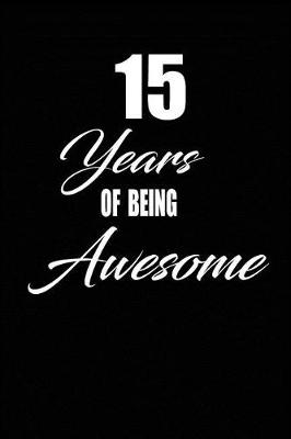 Book cover for 15 years of being awesome