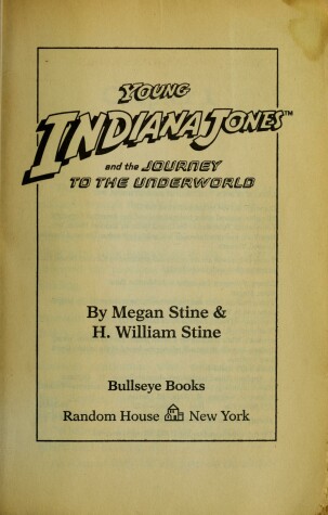 Book cover for Journey to the Underworld 12: Young Indiana Jones