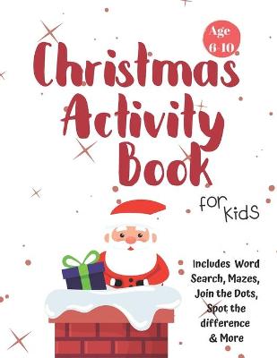 Book cover for Christmas Activity Book for Kids