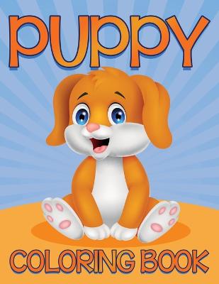 Book cover for Puppy Coloring Book