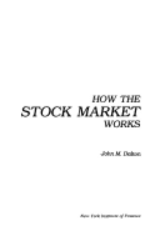 Cover of How the Stock Market Works