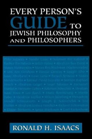 Cover of Every Person's Guide to Jewish Philosophy and Philosophers