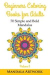 Book cover for Beginners Coloring Books for Adults - Volume 6