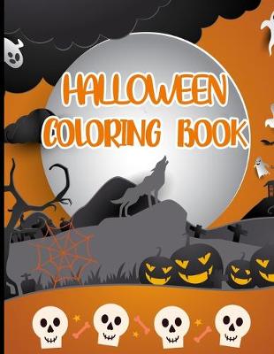 Book cover for Halloween Coloring Book