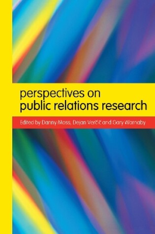Cover of Perspectives on Public Relations Research