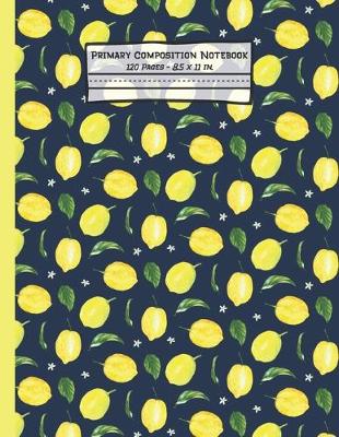 Book cover for Lemons Primary Composition Notebook