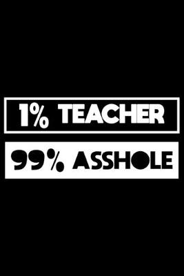 Book cover for 1% Teacher 99% Asshole