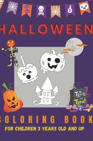 Cover of Halloween Coloring Book for Children 3 years old and up