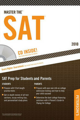 Cover of Master the SAT - 2010