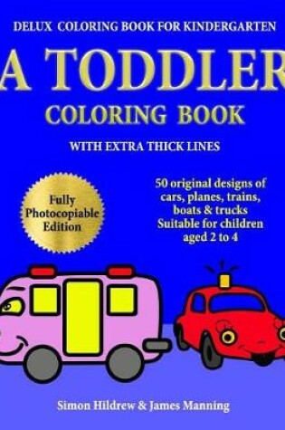 Cover of Delux Coloring Book for Kindergarten