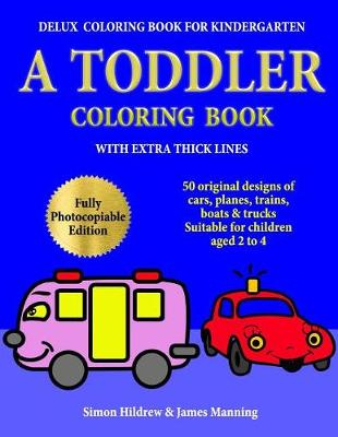 Book cover for Delux Coloring Book for Kindergarten