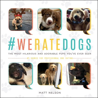 Book cover for #WeRateDogs