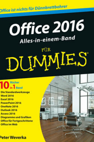 Cover of Office 2016 für Dummies Alles-in-einem-Band