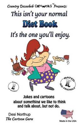 Book cover for DIET BOOK It's one you'll enjoy. Jokes and Cartoons