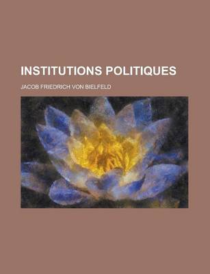 Book cover for Institutions Politiques