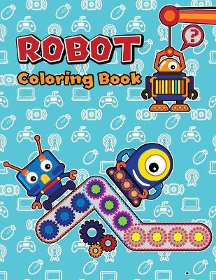 Book cover for Robot Coloring Book