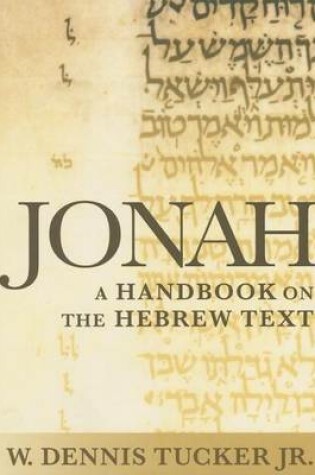 Cover of Jonah: A Handbook on the Hebrew Text