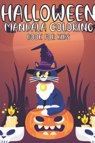 Cover of Halloween Mandala Coloring Book For Kids