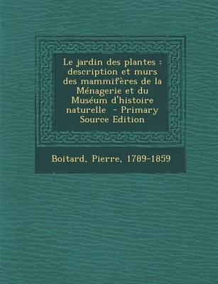 Book cover for Le Jardin Des Plantes