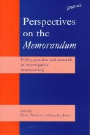 Cover of Perspectives on the Memorandum