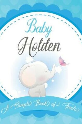 Cover of Baby Holden A Simple Book of Firsts