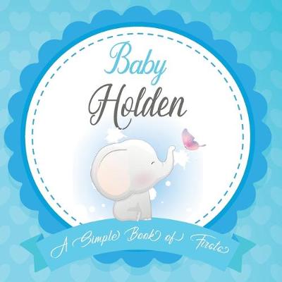 Book cover for Baby Holden A Simple Book of Firsts