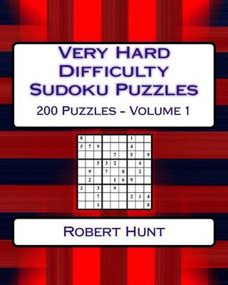 Book cover for Very Hard Difficulty Sudoku Puzzles Volume 1