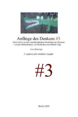 Cover of Anfange des Denkens #3