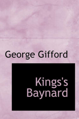 Cover of Kings's Baynard