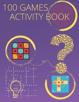 Book cover for 100 games activity book