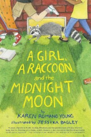 Cover of A Girl, a Raccoon, and the Midnight Moon