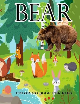 Book cover for Bear coloring book for kids